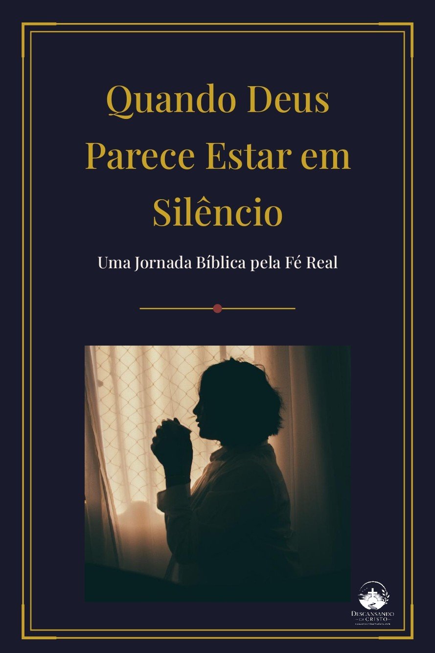 Capa do e-book: Quando Deus Parece Estar em Silêncio, Uma Jornada Bíblica pela Fé Real